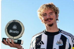 5場(chǎng)2球，紐卡官方：新援沃爾特馬德當(dāng)選隊(duì)內(nèi)9月最佳球員